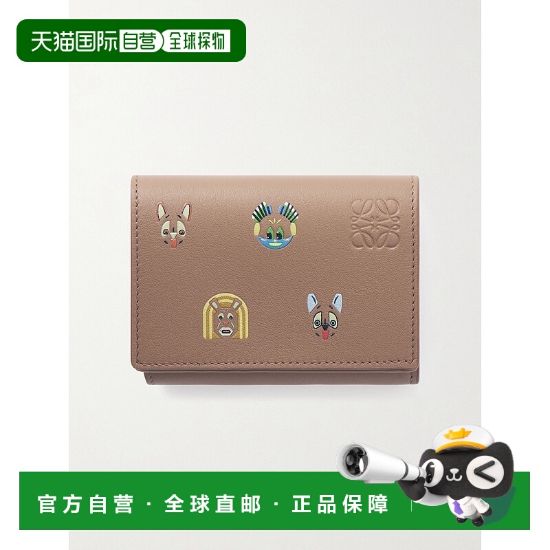 香港直邮LOEWE 罗意威 女士 + Louis Wain Cats 印花皮革钱包 C64