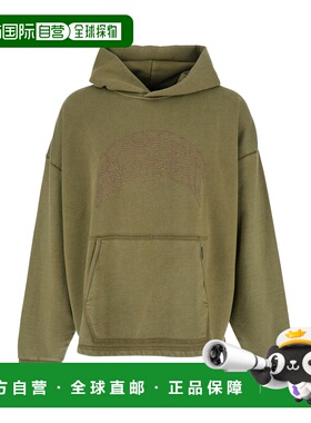 1h可退 香港直邮Represent 男士 Lettering on Front 绿色带Logo