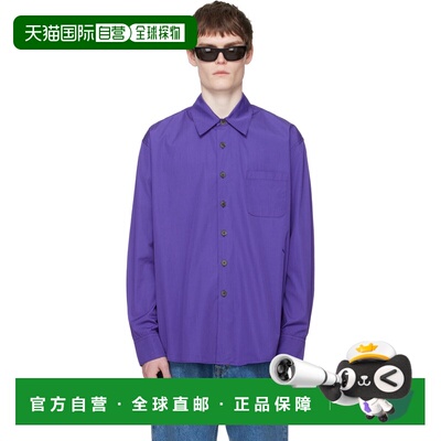 1h可退 香港直邮Our Legacy 男士 紫色 Above 衬衫 M2262ADBlueSu