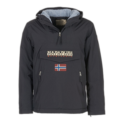 欧洲直邮Napapijri 男士 RAINFOREST WINTER POCKET 派克大衣 黑