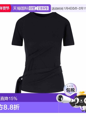 1h可退 香港直邮Y-3 女士 and Polos T恤黑色T恤 JD6002 black黑