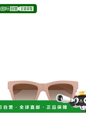 香港直邮Gucci 古驰 女士 几何框太阳镜 GG1714S pink粉色 舒适时