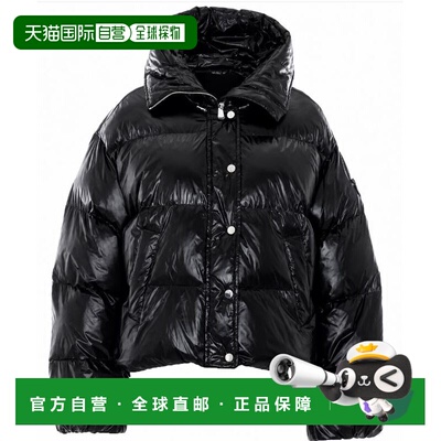 香港直邮Pinko 品高 女士 黑色锦纶长款大衣 105656IMPASTOA3FIZ9