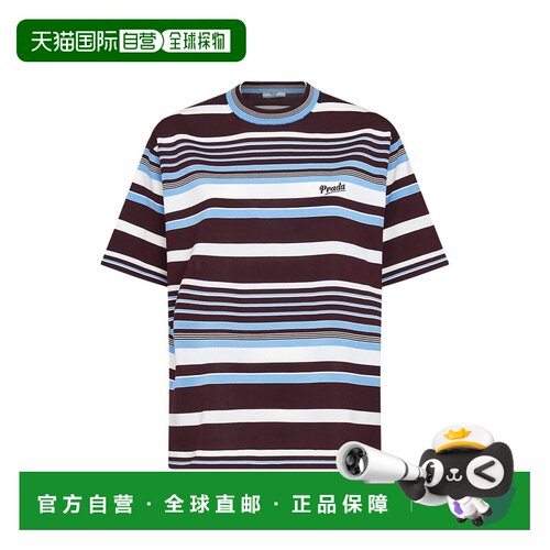 1h可退 香港直邮PRADA 女士T恤 P24B3HOOO19BRF0RUE SS2026 花色
