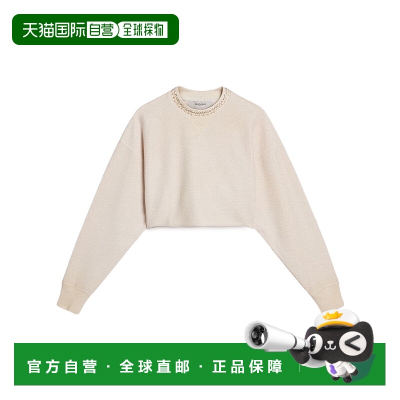 香港直邮Golden Goose Deluxe Brand 棉质短款运动衫 GWP02203.P0