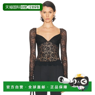 1h可退 香港直邮Blumarine 蓝色情人 女士 长袖上衣 A522C424A