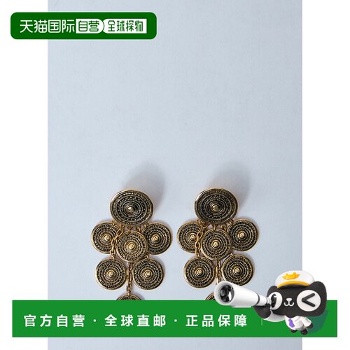 1h可退 美国直邮SaintLaurent圣罗兰Bo Medailles女士耳环