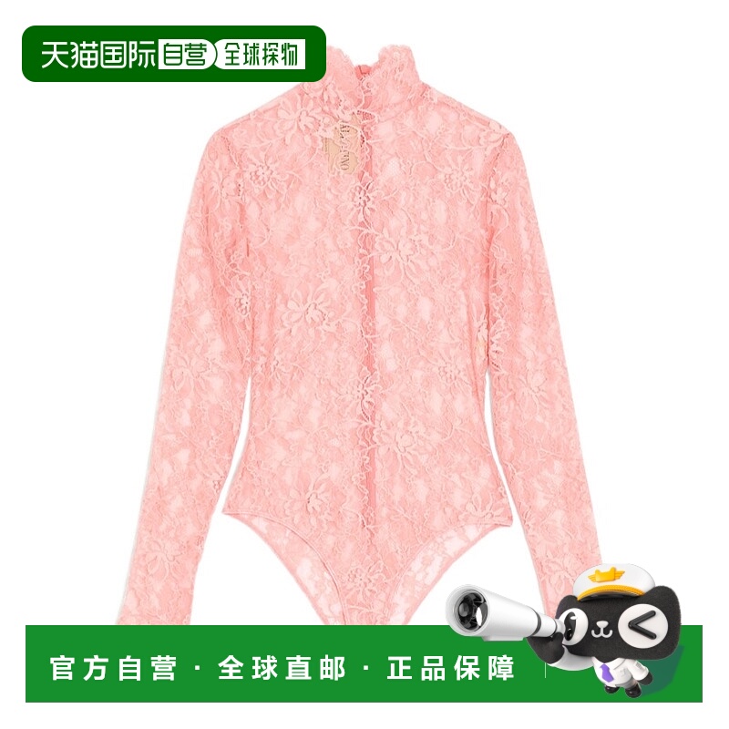香港直邮Valentino 花卉蕾丝紧身连体衣 BMR01Z9TS套装性感