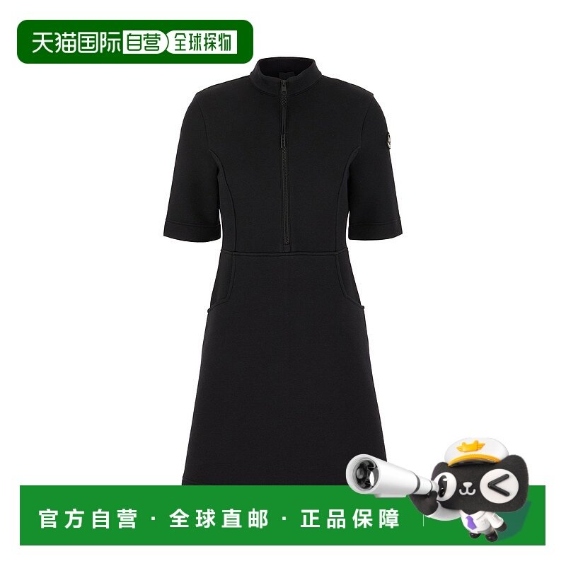 1h可退 香港直邮Moncler 盟可睐 女士 黑色棉混纺连衣裙 8I000018,女装/女士精品,连衣裙,淘宝优惠券,粉丝福利购,淘宝优惠卷