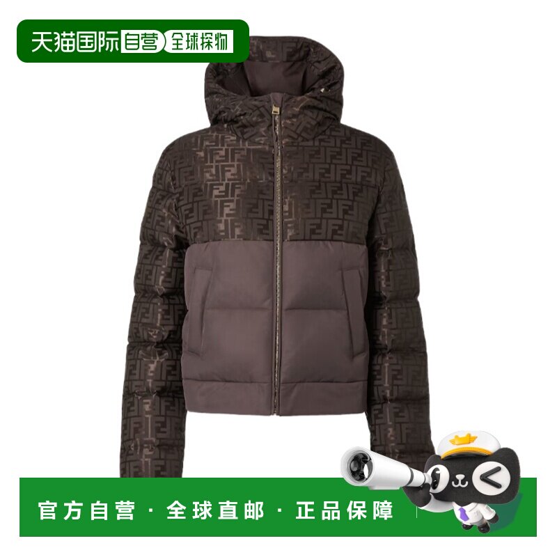 欧洲直邮fendi 女士 外套连帽羽绒