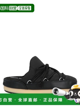 香港直邮moon boot 月亮靴 女士 Mules 木屐 black黑色 舒适时尚