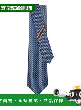 香港直邮Salvatore Ferragamo 菲拉格慕 男士 CRAVATTA 7CM BARZI