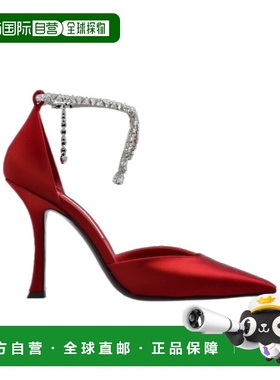 香港直邮Jimmy Choo Stevie 100MM尖头高跟鞋 STEVIE100SAT