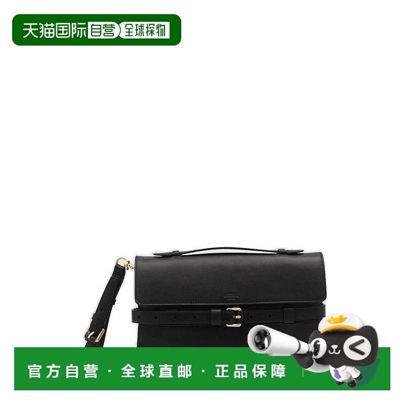 1h可退 香港直邮Moschino 莫斯奇诺 男士 標誌壓花單肩包 MD4160P