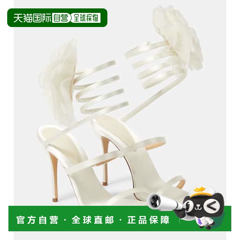 香港直邮magda butrym 女士 花朵装饰凉鞋 001336高跟