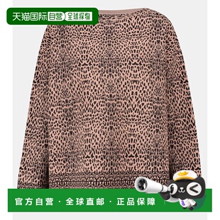 女士 舒适时尚 豹纹提花毛衣 brown棕色 003774 香港直邮Alaia