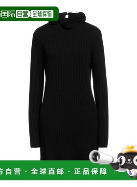 1h可退 香港直邮Blumarine 蓝色情人 女士 短款连衣裙 black黑色