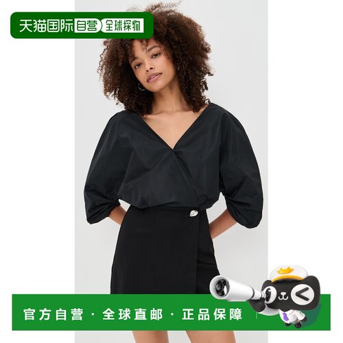 1h可退 香港直邮Staud 女士 Orion 迷你连衣裙 black黑色 舒适时