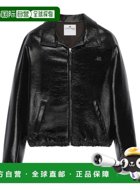 1h可退 香港直邮Courreges 长袖拉链夹克 126CBL341VY0014