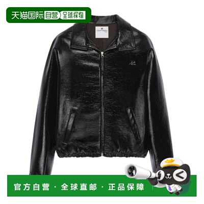 1h可退 香港直邮Courreges 长袖拉链夹克 126CBL341VY0014