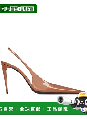 1h可退 香港直邮Saint Laurent 露跟高跟凉鞋 870505AAD60
