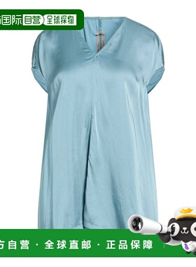 香港直邮rick owens 瑞克 欧文斯 女士 上衣 green绿色 舒适时尚