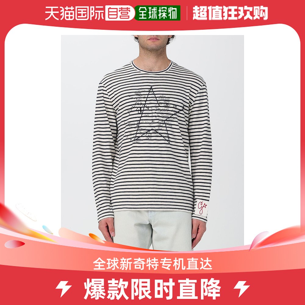 香港直邮GOLDEN GOOSE 男士men Goose 金色T恤