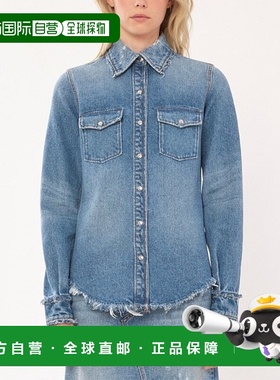 香港直邮Chloe 长袖牛仔衬衫 C23WDH01151