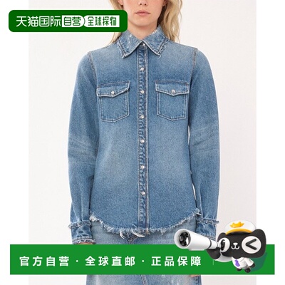 香港直邮Chloe 长袖牛仔衬衫 C23WDH01151