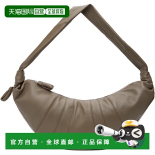 1h可退 香港直邮Lemaire 女士 卡其色大号 Croissant 单肩包 BG00