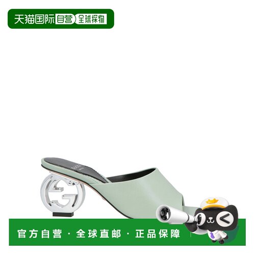 1h可退 香港直邮Gucci 古驰 女士 凉鞋 green绿色 舒适时尚