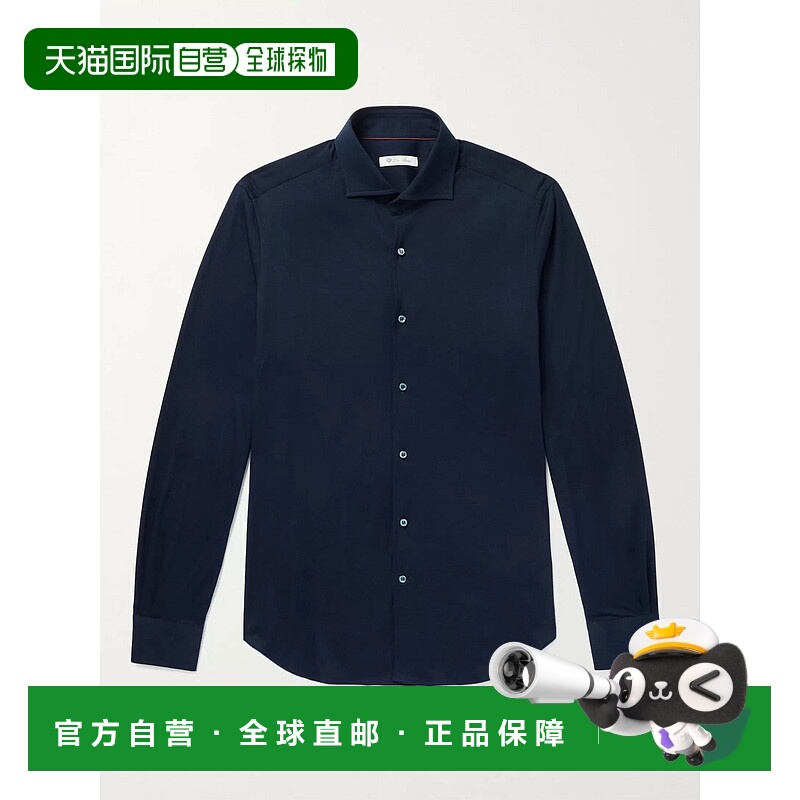 1h可退 Loro Piana 诺悠翩雅 男士 翻领衬衫 FAL6123长袖