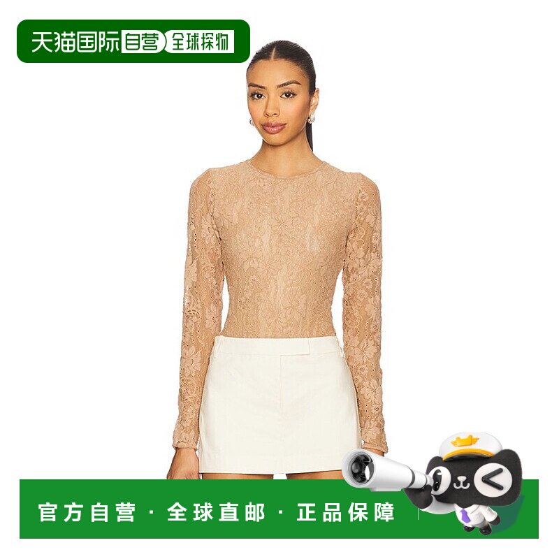 1h可退 香港直邮ZIMMERMANN 女士 蕾丝连体衣 8622TF25R beige米 - 实物图