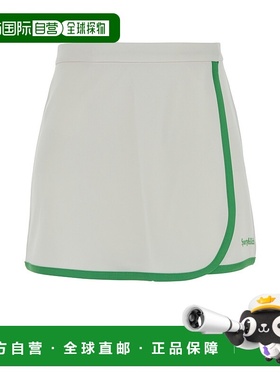 香港直邮SPORTY & RICH 女士 徽标标志包臀裙半身裙 SK009S408SW