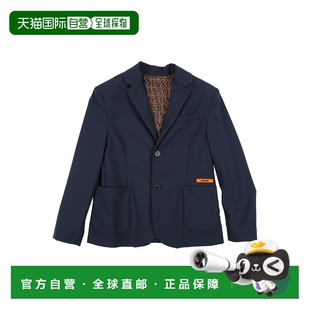 1h可退 香港直邮MISSONI 米索尼 男童 西装外套童装 blue蓝色 舒