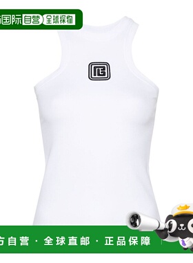 香港直邮Balmain 印花无袖背心 DF1EB045BC49