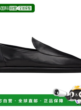 1h可退 香港直邮AURALEE 男士 黑色 Soft Leather 乐福鞋 A25AS07