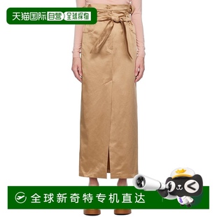 駝色 2311 麥斯瑪拉 1h可退 女士 半身裙 香港直郵MaxMara Alcade