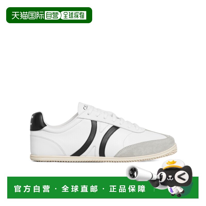 1h可退 香港直邮CELINE 徽标系带低帮休闲鞋 Women crov厚底图片