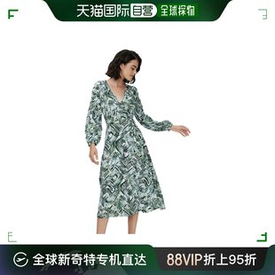 Von 香港直邮Diane 双面裹身连衣裙 Leo DVFDW1S017 Furstenberg