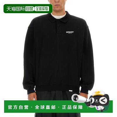 1h可退 香港直邮Represent 男士 带LogoPolo衫 OCM41117001上衣