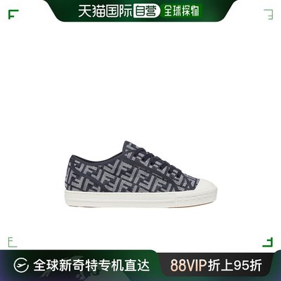 香港直邮FENDI 徽标低帮板鞋 Men crov