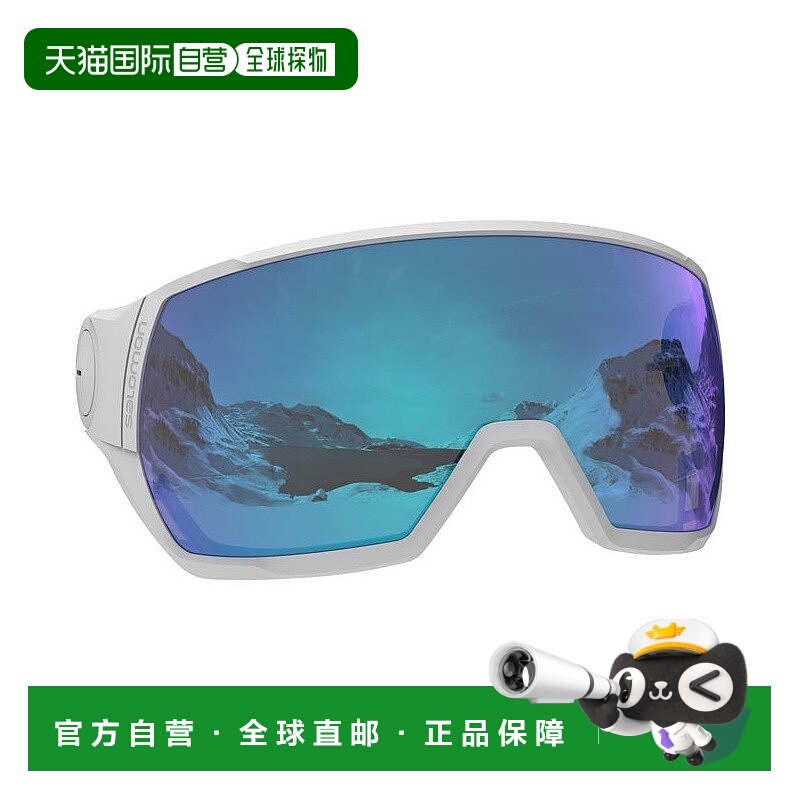 自营欧洲直邮Salomon萨洛蒙 ICON女士灰色聚碳酸酯滑雪头盔替换镜