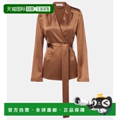 双排扣真丝缎面西装 1h可退 女士 Archer 香港直邮JOSEPH 约瑟夫