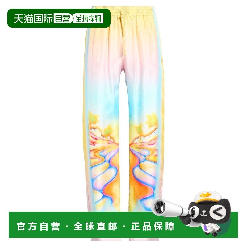 1h可退 香港直邮Casablanca 男士 休闲长裤 yellow黄色 舒适时尚,男装,休闲裤,淘宝优惠券,粉丝福利购,淘宝优惠卷