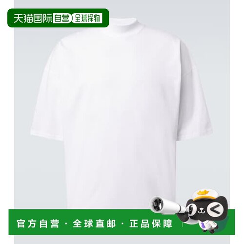 香港直邮Jil Sander 吉尔 桑达 男士 棉质T恤 white白色 舒适时尚