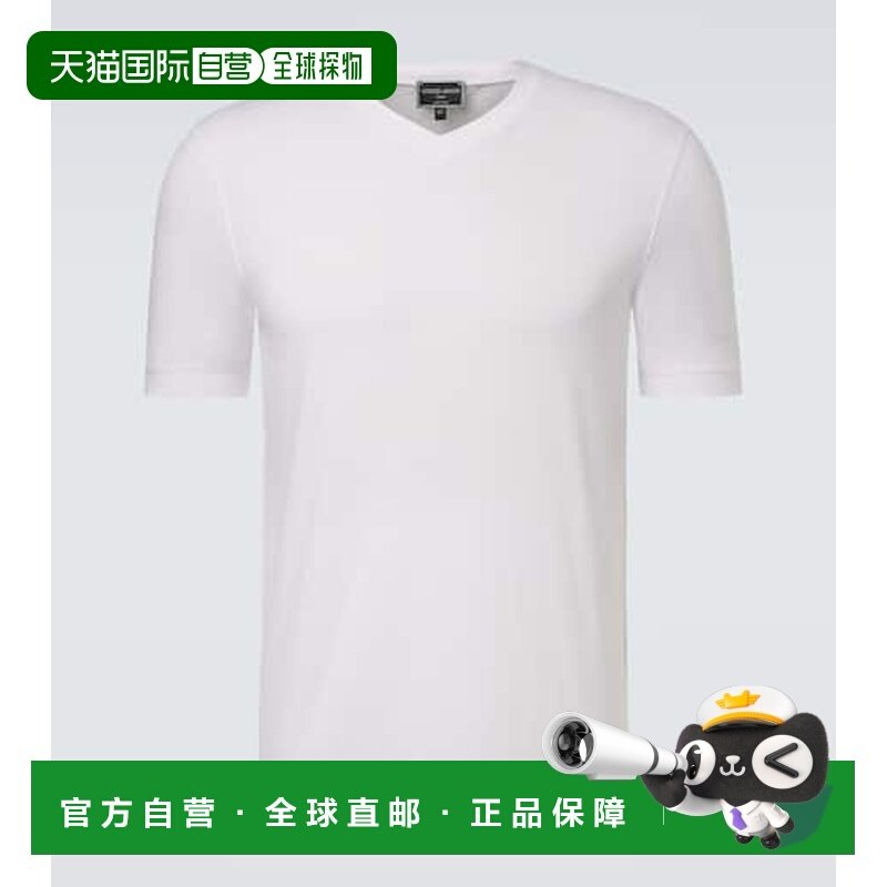 1h可退 香港直邮armani 阿玛尼 男士 针织T恤 white白色 舒适时尚,男装,T恤,淘宝优惠券,粉丝福利购,淘宝优惠卷