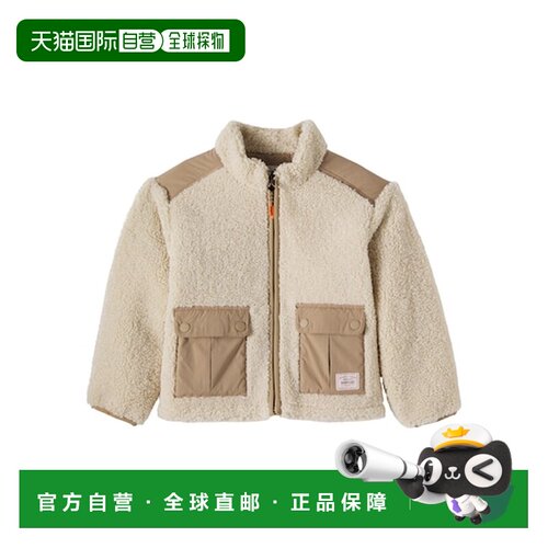 香港直邮Bonpoint 女童 Marley teddy 夹克童装 white白色 舒适时