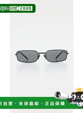 1h可退 香港直邮Prada 普拉达 女士 A60S 矩形太阳眼镜 black黑色