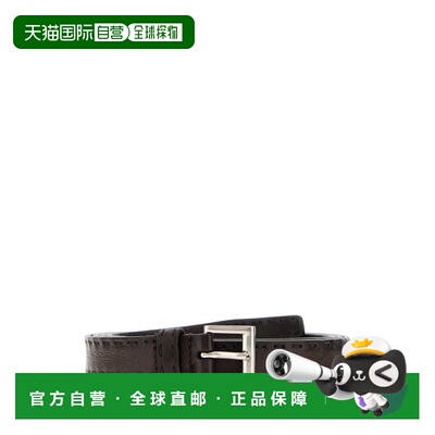 香港直邮Prada 普拉达 女士 棕色纳巴革皮带 1CC7322ZQ4